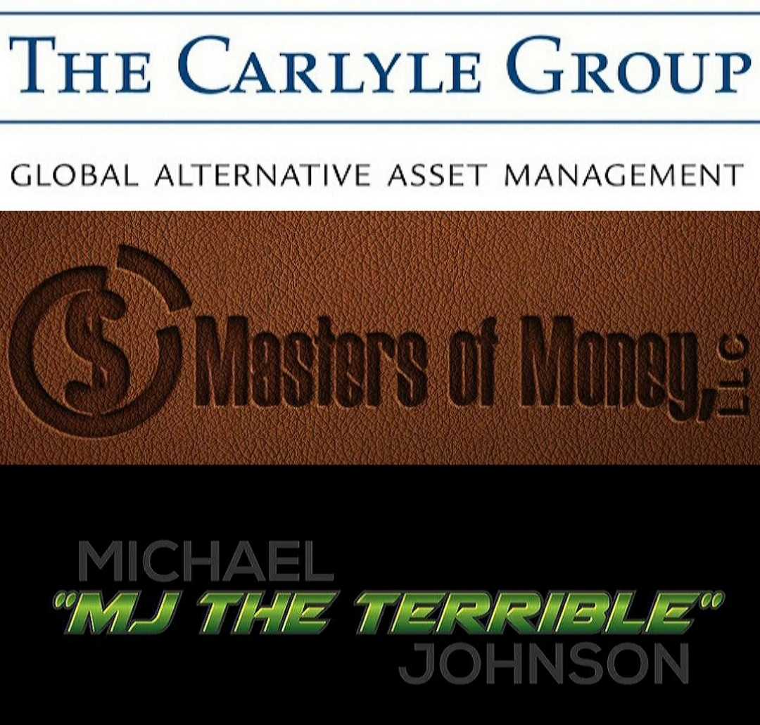 Carlyle Group Masters of Money Michael MJ The Terrible Johnson Logo Photo Collage