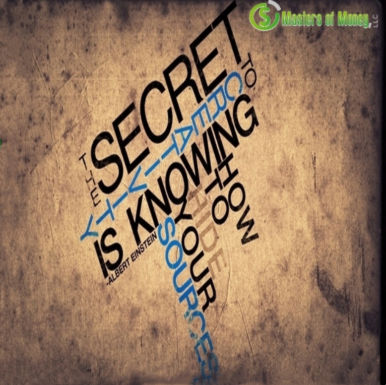 Masters of Money LLC - Secret To Knowing Logo Quote Picture