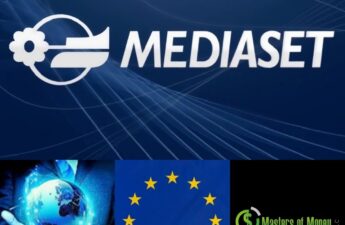 Mediaset Foreign Corporation EU Flag and Masters of Money LLC Collage