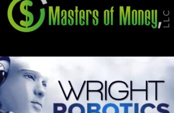 Masters of Money LLC & Wright Robotics Incorporated Logo Collage