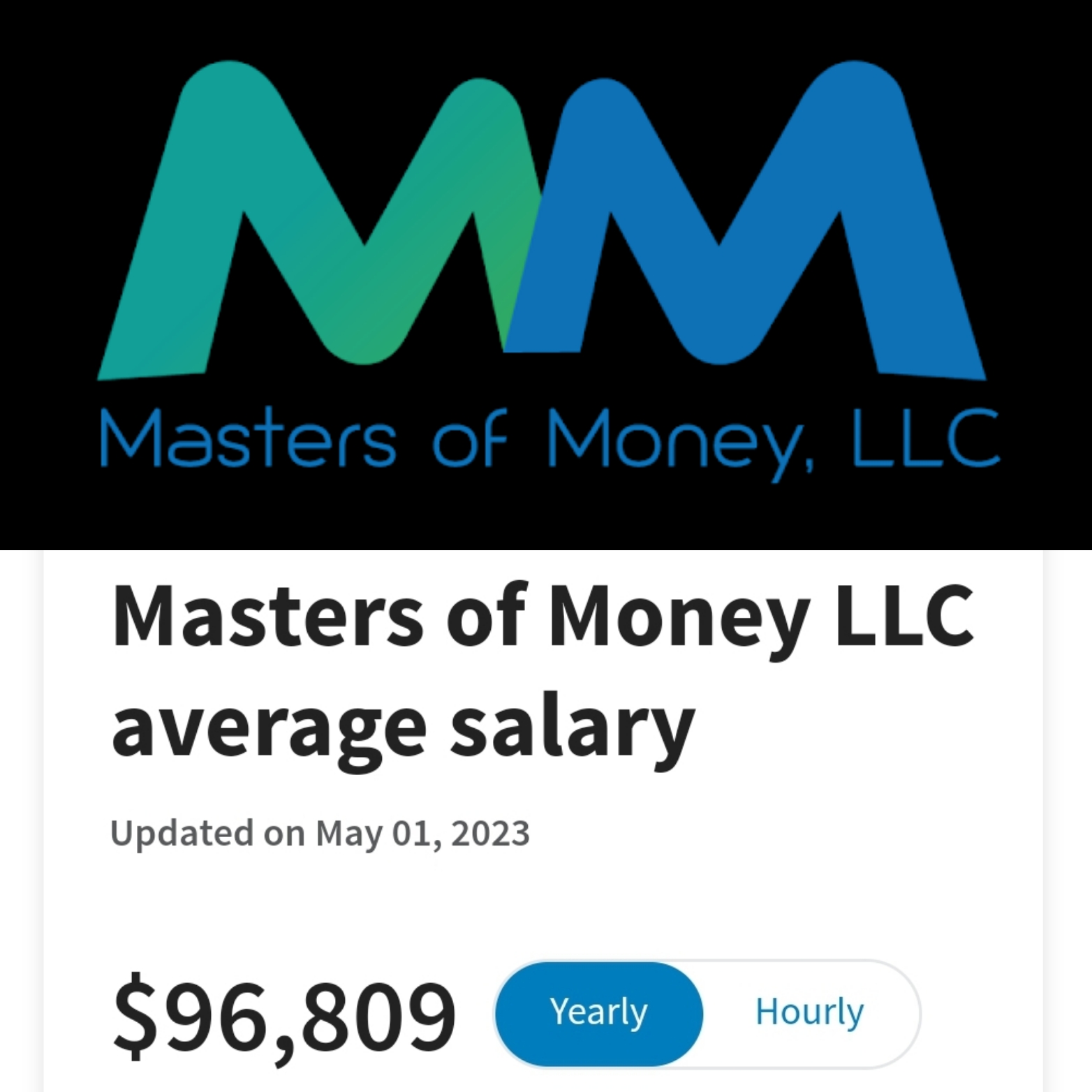 Masters of Money LLC Average Salary Collage