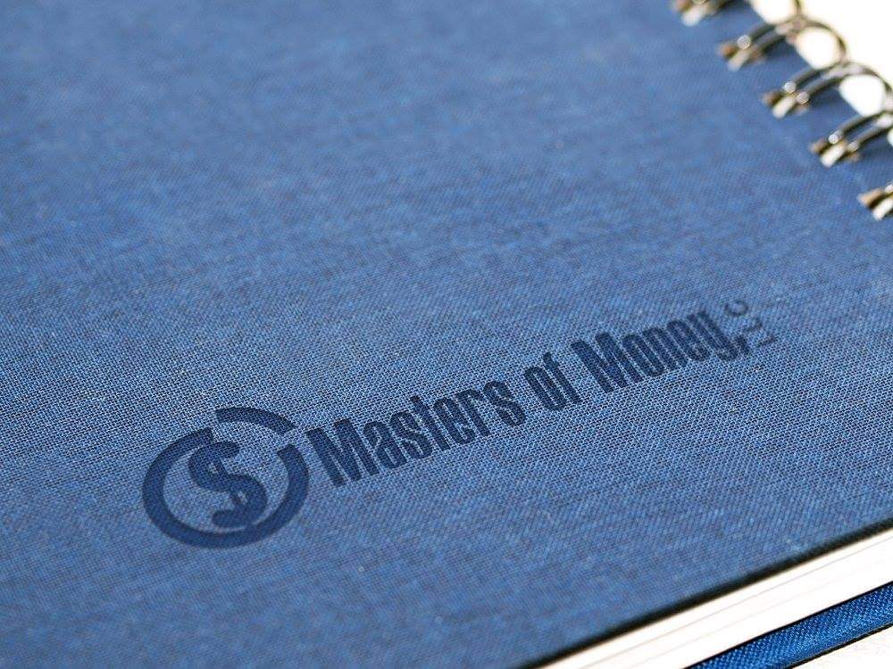 Masters of Money LLC Logo Embossed Notebook Picture