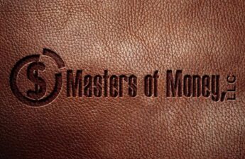 Masters of Money LLC Logo Embossed On Leather File Folder Picture